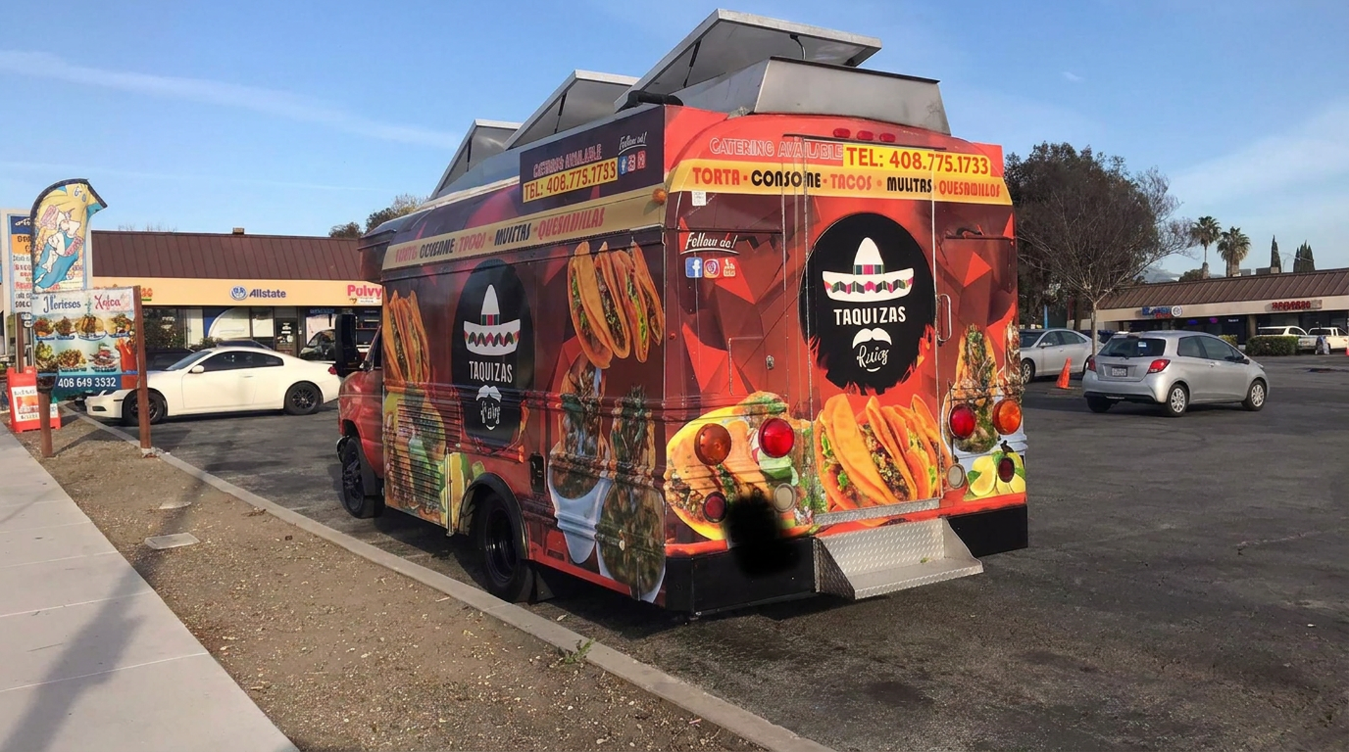 The truck outside Rec Room